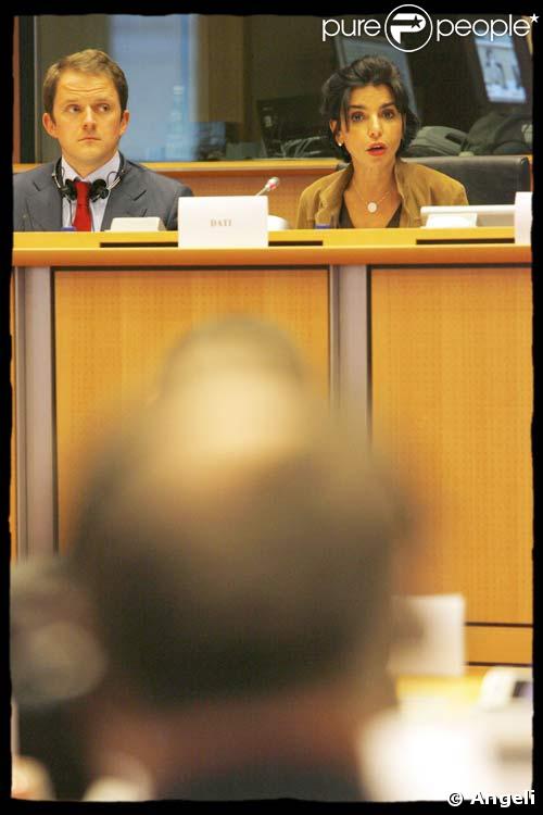 Rachida Dati le 2/12/08 à Bruxelles
