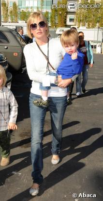 Sharon Stone et ses trois enfants
