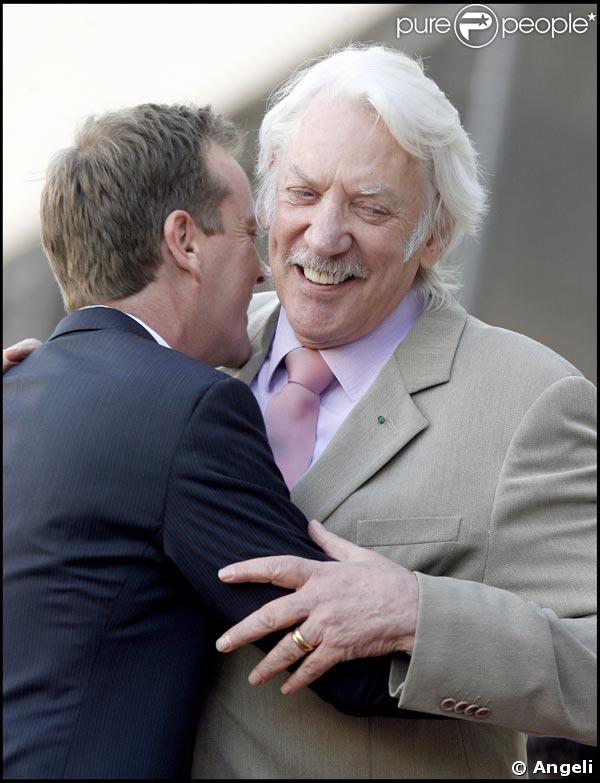 Kiefer et Donald Sutherland