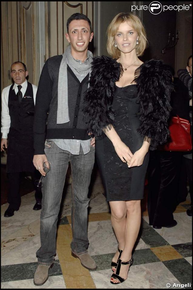 Eva Herzigova et Oscar Orzieri