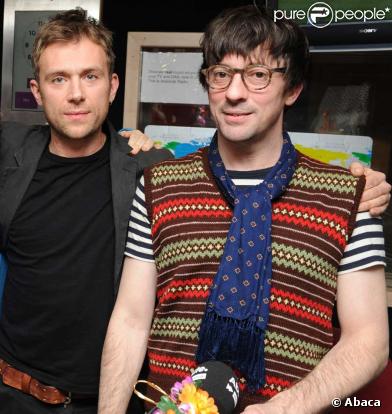Damon Albarn avec Graham Coxon