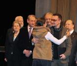 Ingrid Betancourt lors du sommet des Nobel de la paix