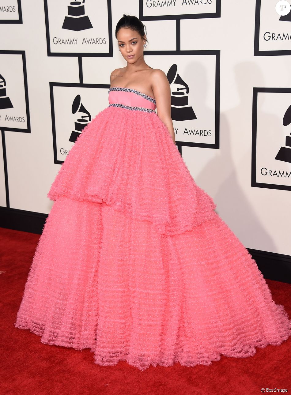 Rihanna - 57ème soirée annuelle des Grammy Awards au Staples Center à Los Angeles, le 8 février 2015.