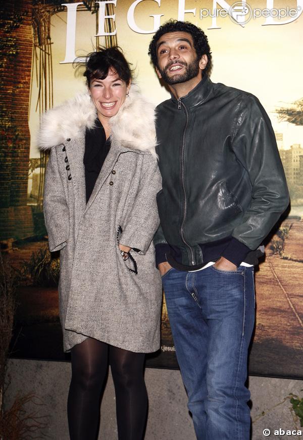 Anne De Petrini avec son compagnon Ramzy à la première de I am Legend