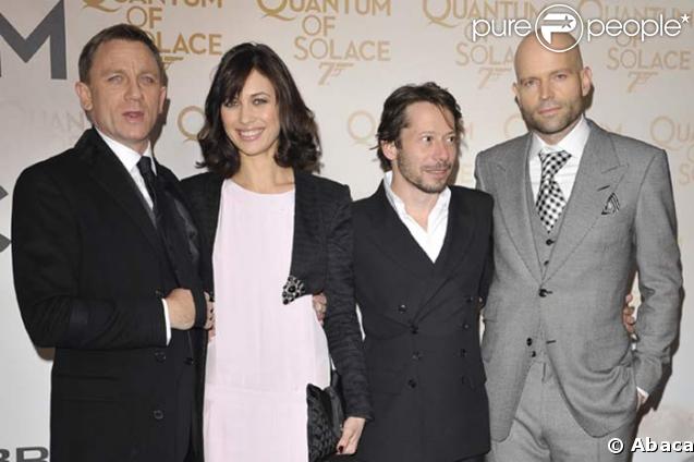 Daniel Craig, Olga Kurylenko, Mathieu Amalric et Daniel Foster