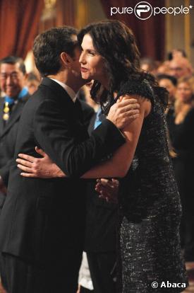 Nicolas Sarkozy et Alessandra Martines