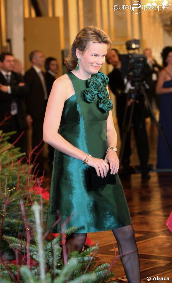 Concert de Noël au Palais Royal de Belgique : Princesse Mathilde