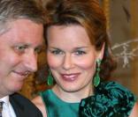 Concert de Noël au Palais Royal de Belgique : Princesse Mathilde et son époux le prince Philippe