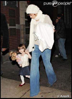 Katie Holmes et Suri, trop bien le look !