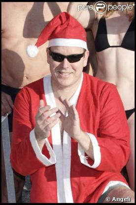 Le Prince Albert se baigne le 24 décembre pour l'association TATSA