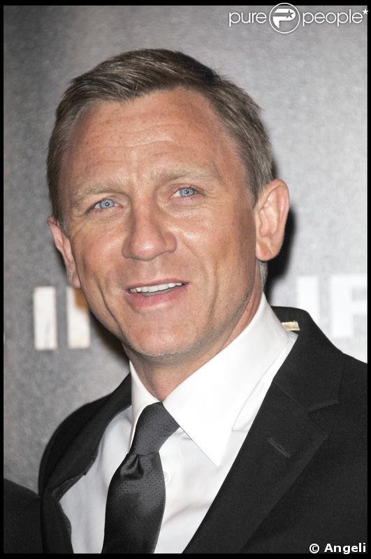 Daniel Craig lors de l'avant-première parisienne des Insurgés