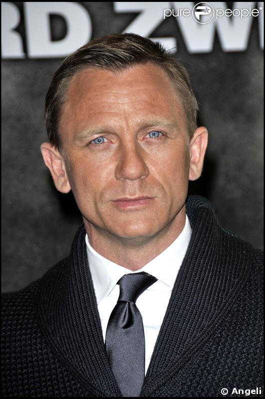Daniel Craig lors de l'avant-première parisienne des Insurgés