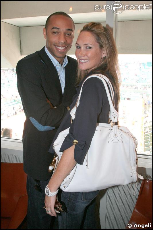 Claire Merry et Thierry Henry un peu avant leur divorce.