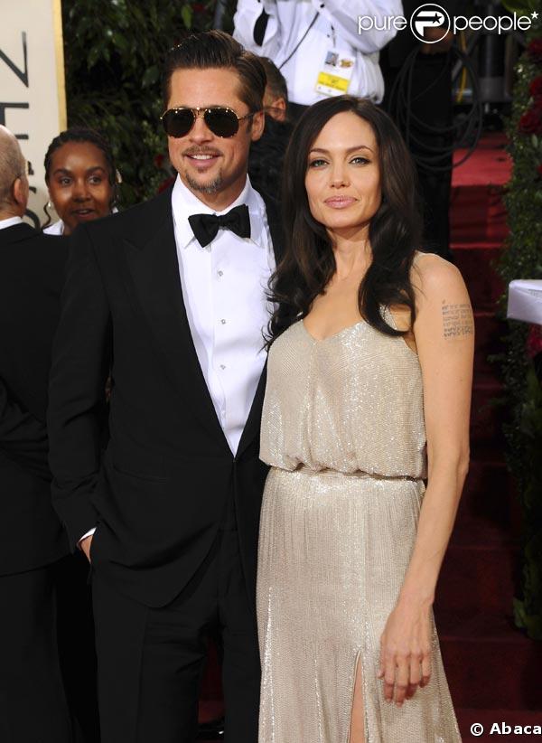 Brad Pitt et Angelina Jolie 