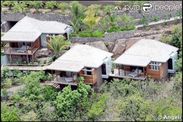 La maison de vacances de Johnny et Laeticia Hallyday, à Saint-Barthélémy.