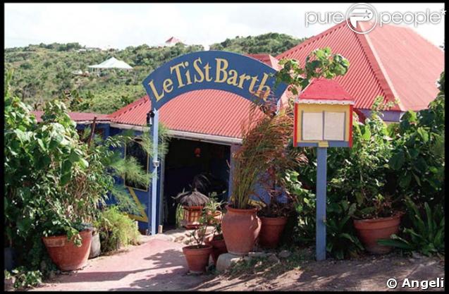 Le Ti St Barth, où Johnny et Laeticia Hallyday vont parfois déjeuner lorsqu'ils passent leurs vacances à Saint-Barthélémy.