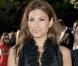Eva mendes dans une robe noire et blanche, très originale, typiquement année 50, se rend à la 7ème des soirées Chrysalis Butterfly Ball de Los Angeles.