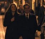 Nicolas Sarkozy et son épouse Carla Bruni, font une promenade romantique. 14/01/09