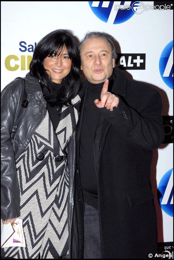 Patrick Braoudé et sa femme 