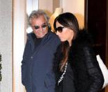 Elisabetta et Flavio Briatore font une séance shopping à Milan. 20/01/09