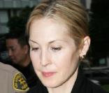 Kelly Rutherford à la sortie du tribunal de Santa Monica hier