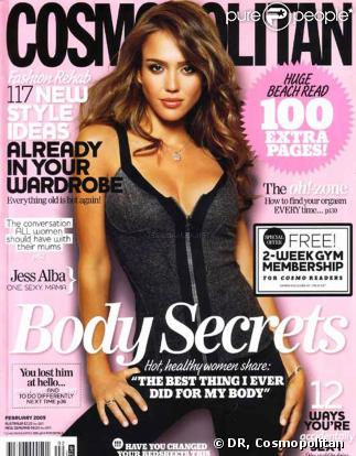 Jessica Alba pour Cosmopolitan