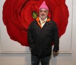 Ron Agam au vernissage de son exposition  In Full Bloom 