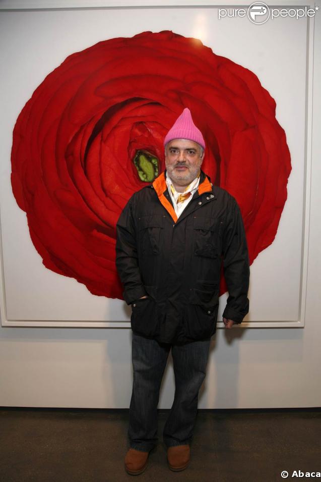 Ron Agam au vernissage de son exposition  In Full Bloom 