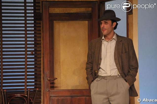 Olivier Sitruk au théâtre des Mathurins (Paris) pour la pièce 