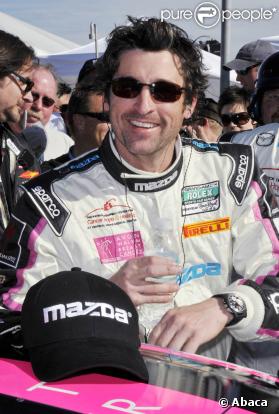 Patrick Dempsey, un docteur de la télé au grand coeur : il a disputé les 24 heures de Daytona en association avec la Fondation Avon, arborant le rose emblématique de la Fondation.