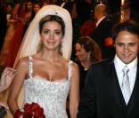 Felipe Massa, le pilote de F1, et Rafaela