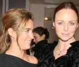 Le noir était à l'honneur hier soir à la boutique Stella McCartney, et Vahina Giocante était très en beauté dans cette robe asymétrique 