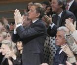 au défilé Valentino