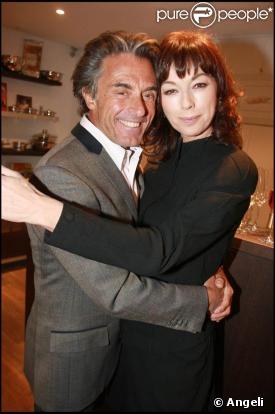 Julie Arnold et Gérard Holtz au dîner annuel de l'hôtel Guanahani.  28/01/09