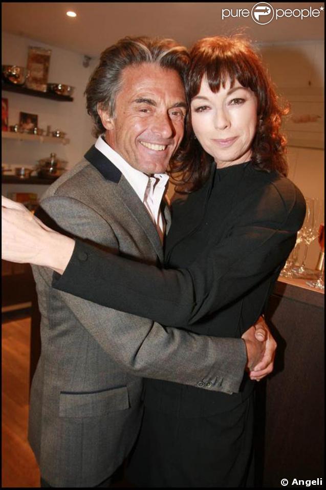 Julie Arnold et Gérard Holtz au dîner annuel de l'hôtel Guanahani.  28/01/09