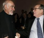 Remise de la Légion d'Honneur à Sidney Lumet, à New York : Sean Connery et Sidney Lumet 