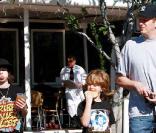 Michael Rapaport et ses enfants à Hollywood, à la sortie d'un magasin de vêtements