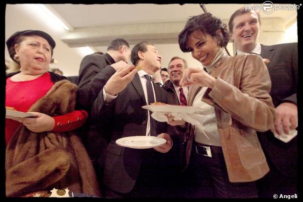 Rachida Dati lors de la galette des rois de l'UMP hier soir