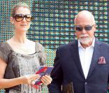 Céline Dion et son époux. 