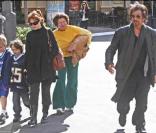 Al Pacino, et son fils Anton (le plus petit des deux) 