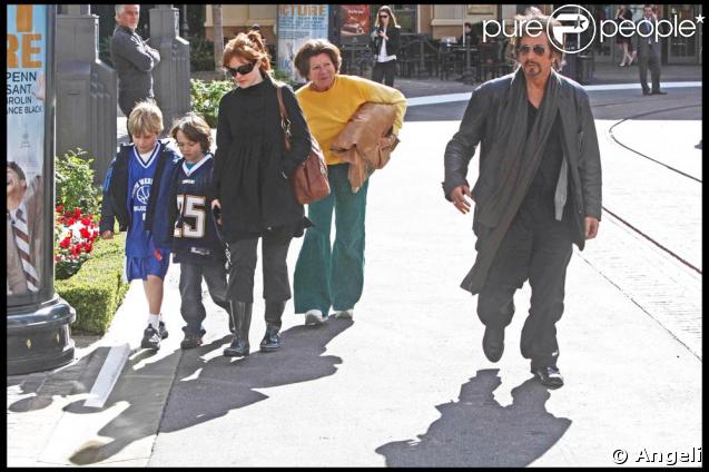 Al Pacino, et son fils Anton (le plus petit des deux) 