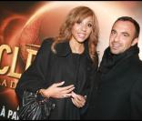 Lundi 9 février 2009, générale de la comédie musicale Cléopâtre, la dernière reine d'Egypte : Cathy Guetta et Nikos Aliagas 