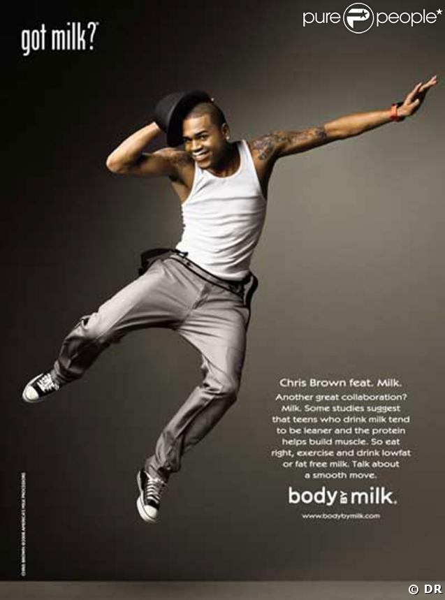 Chris Brown pour la pub 