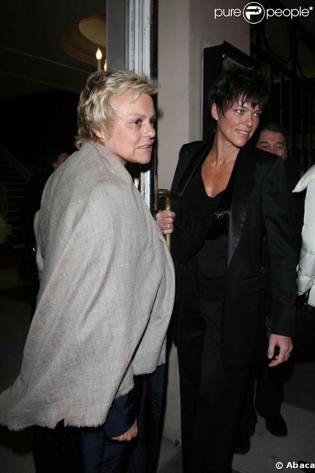 Muriel Robin et sa compagne Anne 