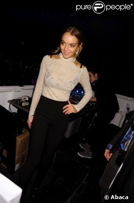 Lindsay Lohan au défilé de Charlotte Ronson à New York - 13 février 2009