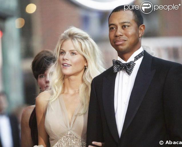 Tiger Woods et sa femme Elin