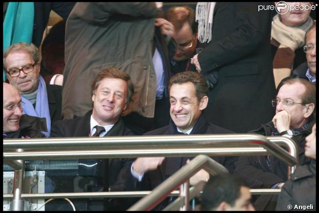 Nicolas Sarkozy au Parc des Princes
