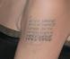 Angelina Jolie a fait tatouer les coordonnées de chaque endroit où sont nés ses enfants.  