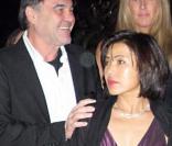 Oliver Stone et sa femme à la soirée Dior et Vanity Fair