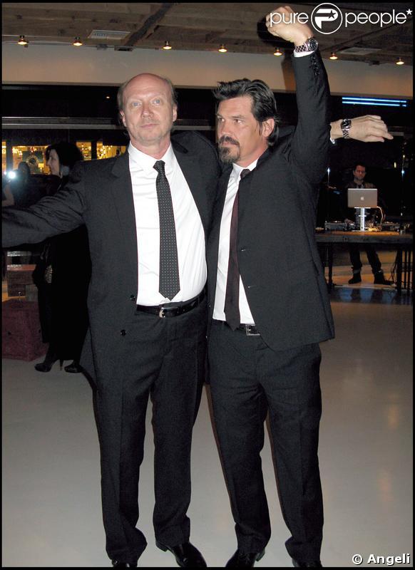 Josh Brolin et Paul Haggis à la soirée Dior et Vanity Fair